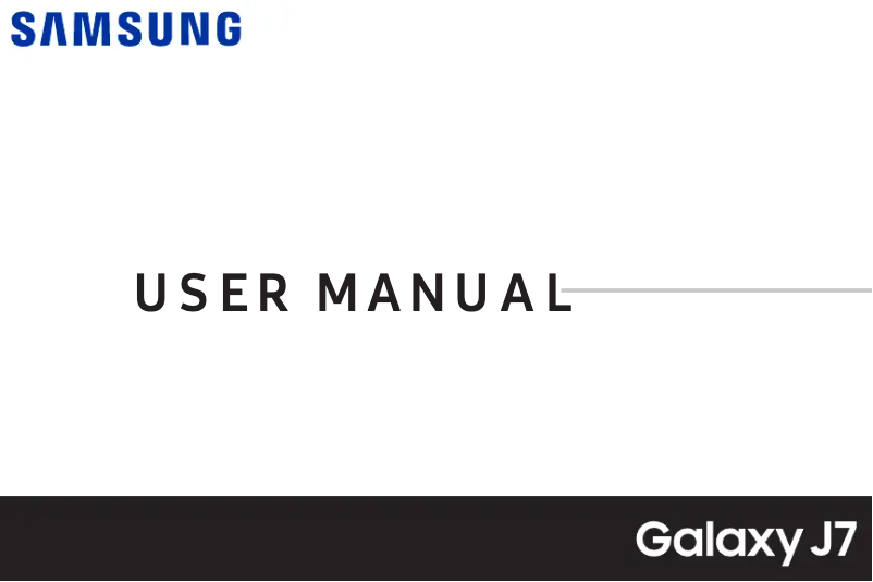 Page 1 de la notice Manuel utilisateur Samsung Galaxy J