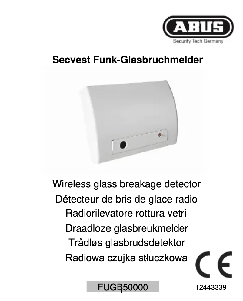 Página 1 del manual Manual de instrucciones Abus FUGB50000