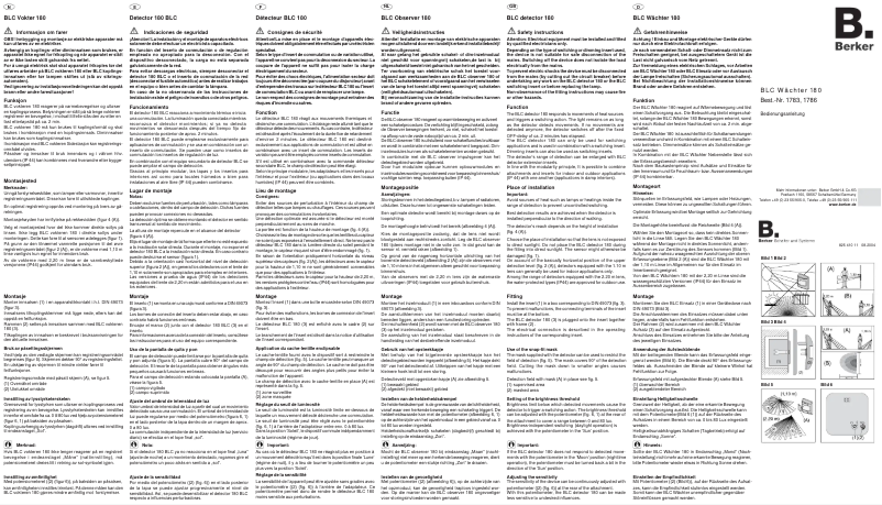 Page 1 de la notice Manuel utilisateur Berker 17839011