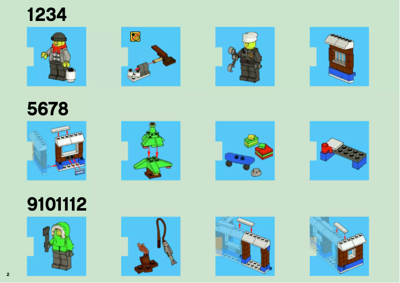 Page 1 de la notice Manuel utilisateur Lego City 7553