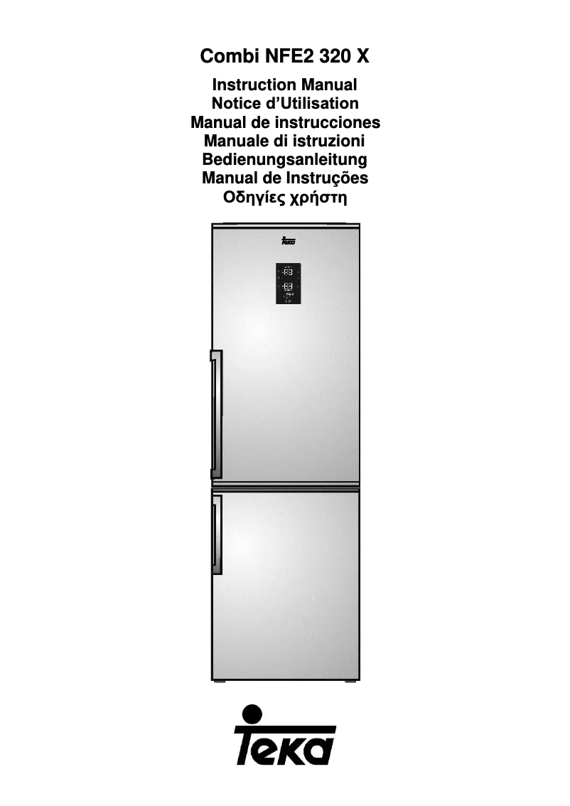 Page 1 de la notice Manuel utilisateur Teka NFE2 320