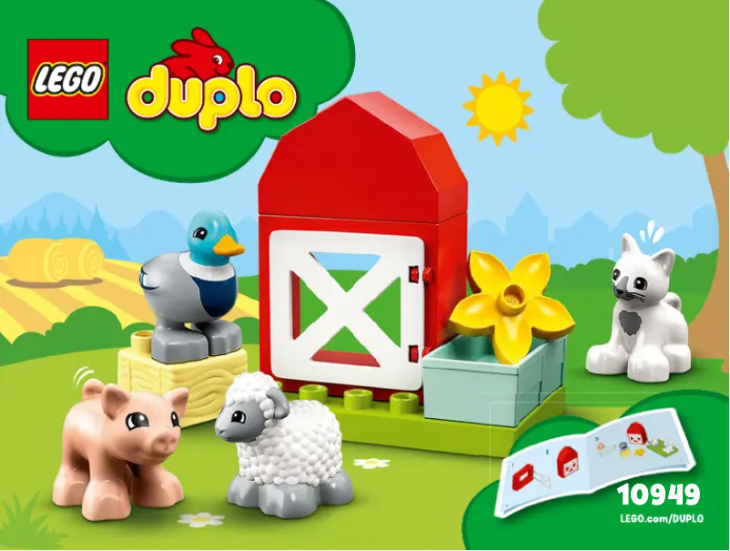 Page 1 de la notice Manuel utilisateur Lego Duplo 10949