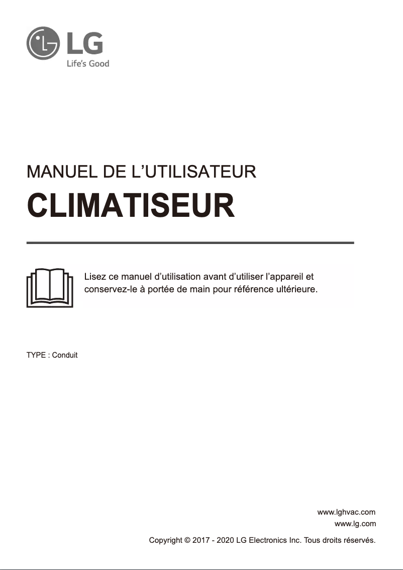 Page 1 de la notice Manuel utilisateur LG LHN488HV