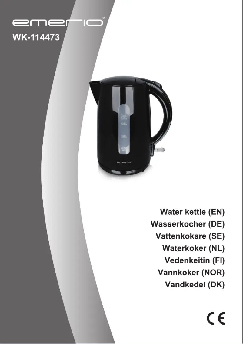 Page 1 de la notice Manuel utilisateur Emerio WK-114473