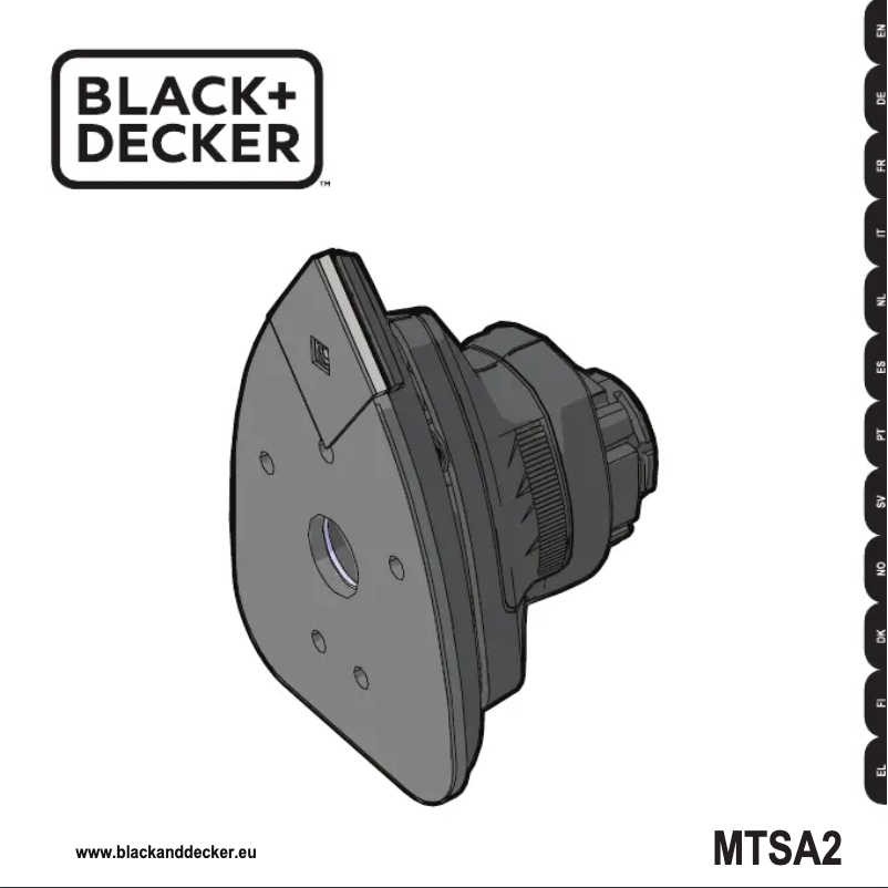 Page 1 de la notice Manuel utilisateur Black & Decker MTSA2