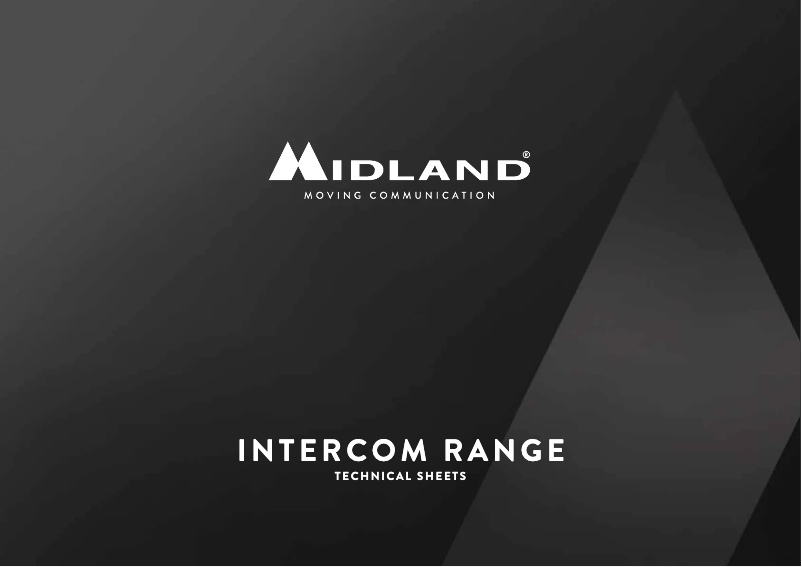 Page 1 de la notice Fiche technique Midland BT RUSH