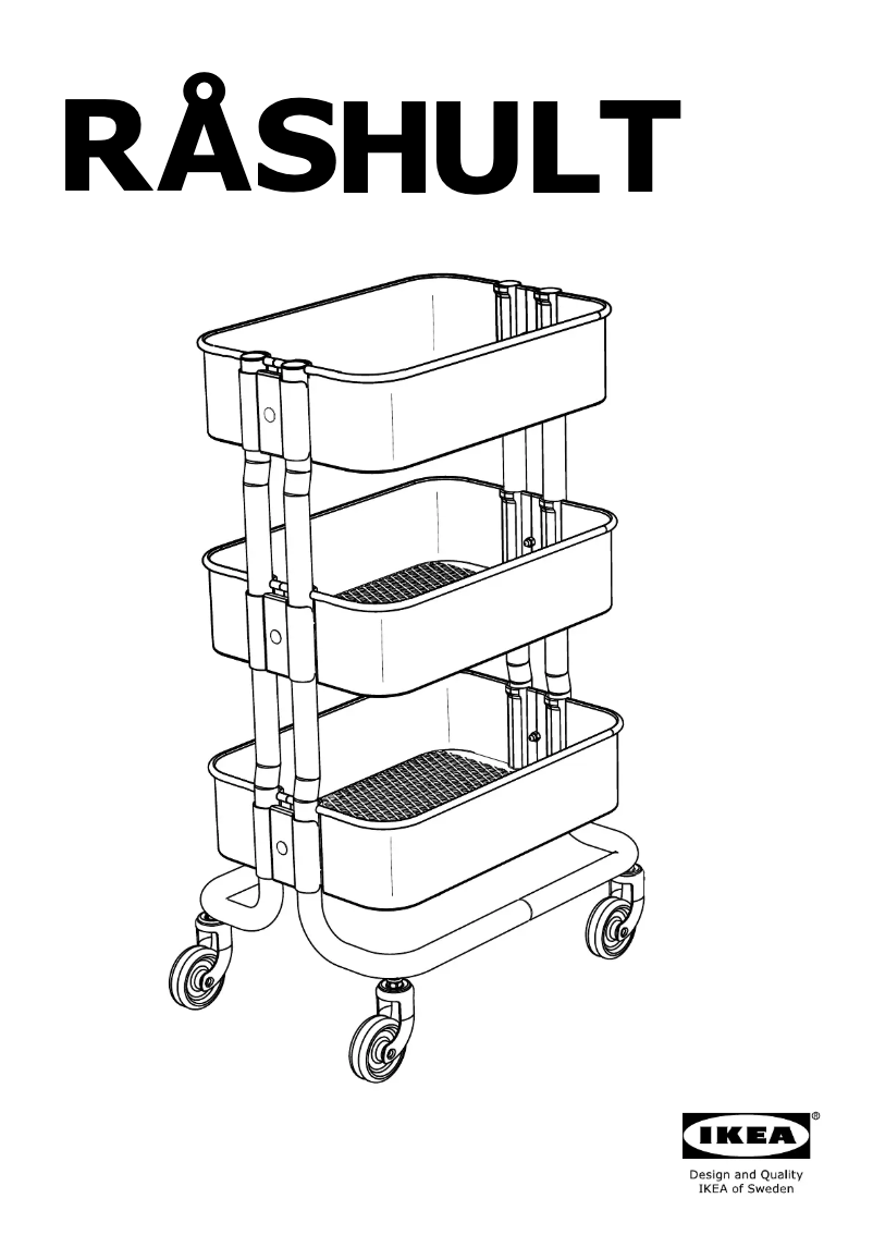 Page 1 de la notice Manuel utilisateur Ikea RÅSHULT 204.630.56