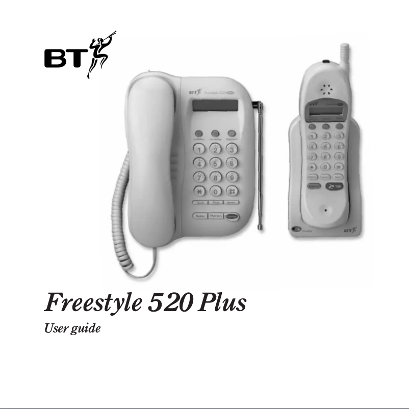 Página nº 1 - Manual de usuario BT Freestyle 520 Plus