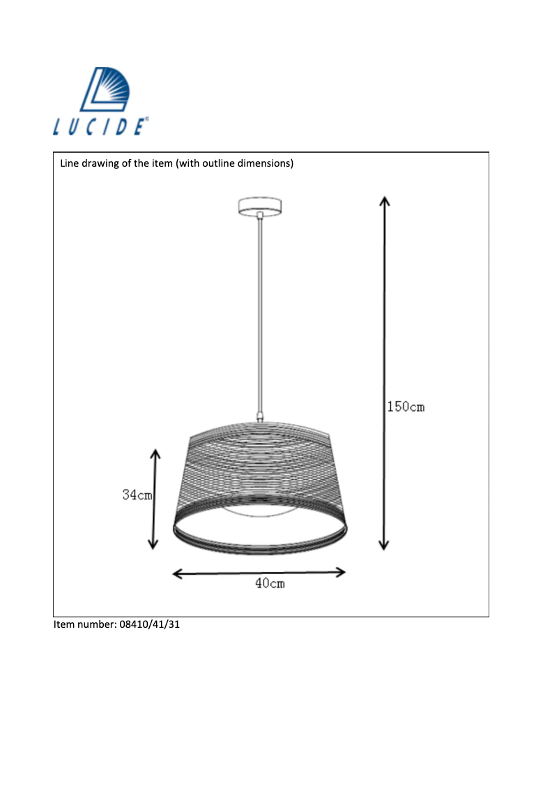 Página 1 del manual Manual de usuario Lucide Fisel