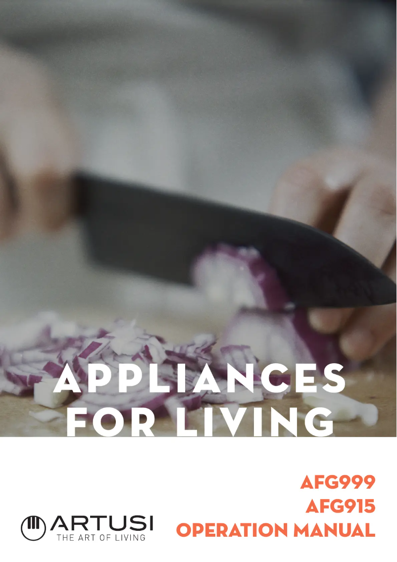 Página 1 del manual Manual de usuario Artusi AFG915X
