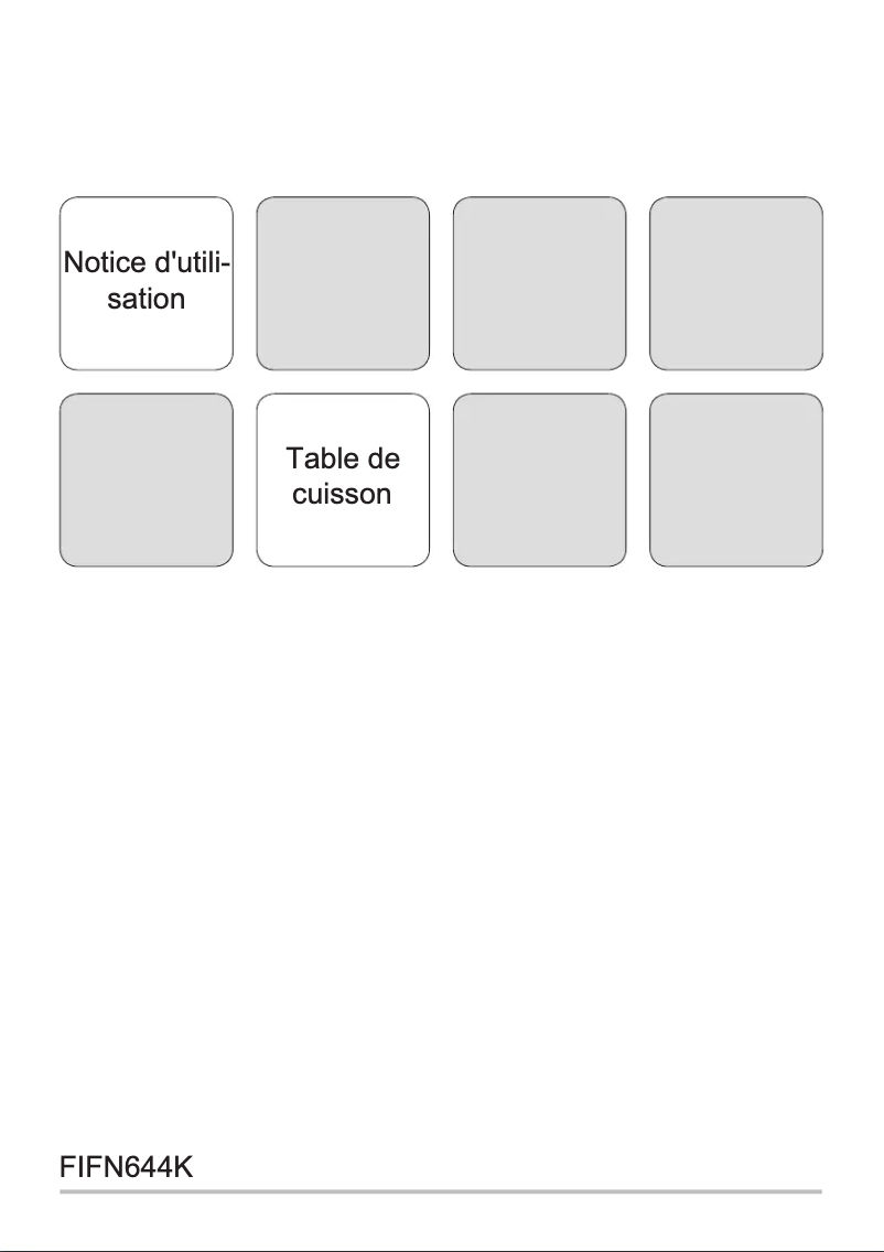 Page 1 de la notice Manuel utilisateur Electrolux FIFN644K