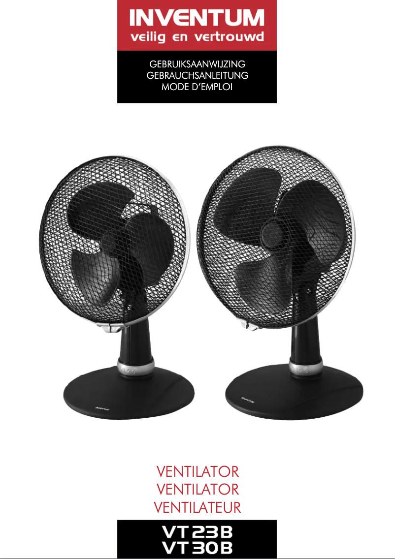 Page 1 of the manual User Manual Inventum VT30B