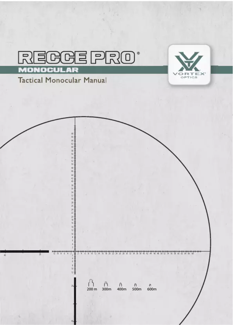Page 1 de la notice Manuel utilisateur Vortex Recce