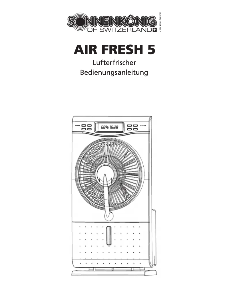 Page 1 de la notice Manuel utilisateur Sonnenkönig Air Fresh 5 S