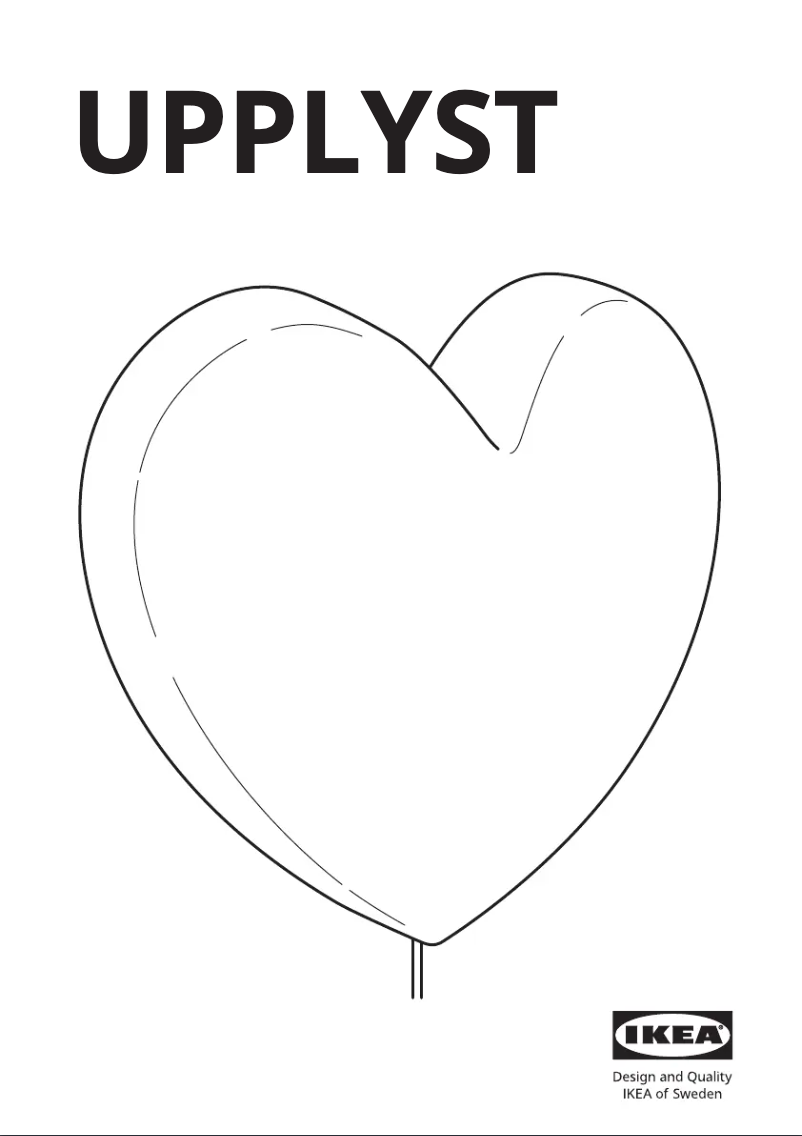 Page 1 de la notice Manuel utilisateur Ikea UPPLYST 404.403.42