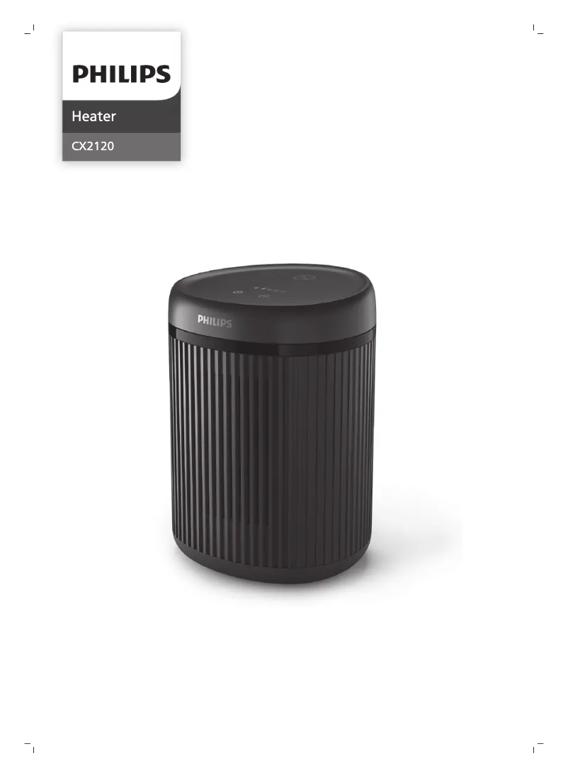 Page 1 de la notice Manuel utilisateur Philips CX2120