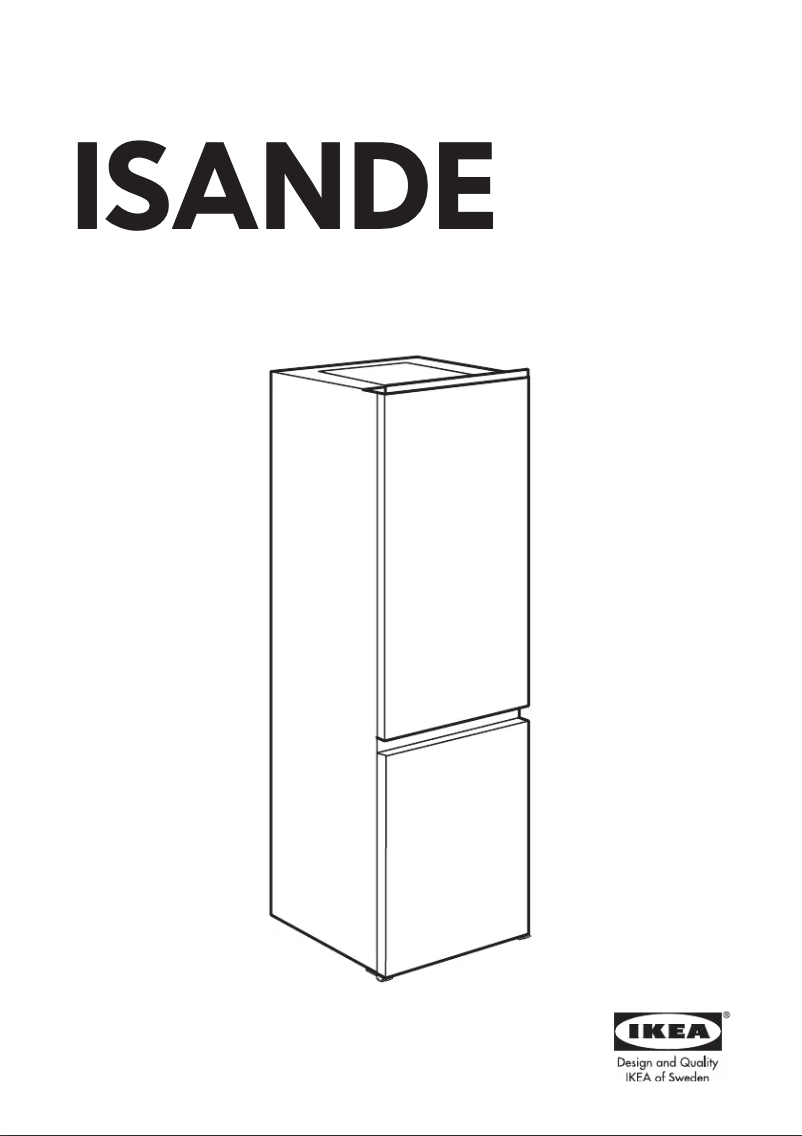 Page 1 de la notice Instructions / montage Ikea ISANDE