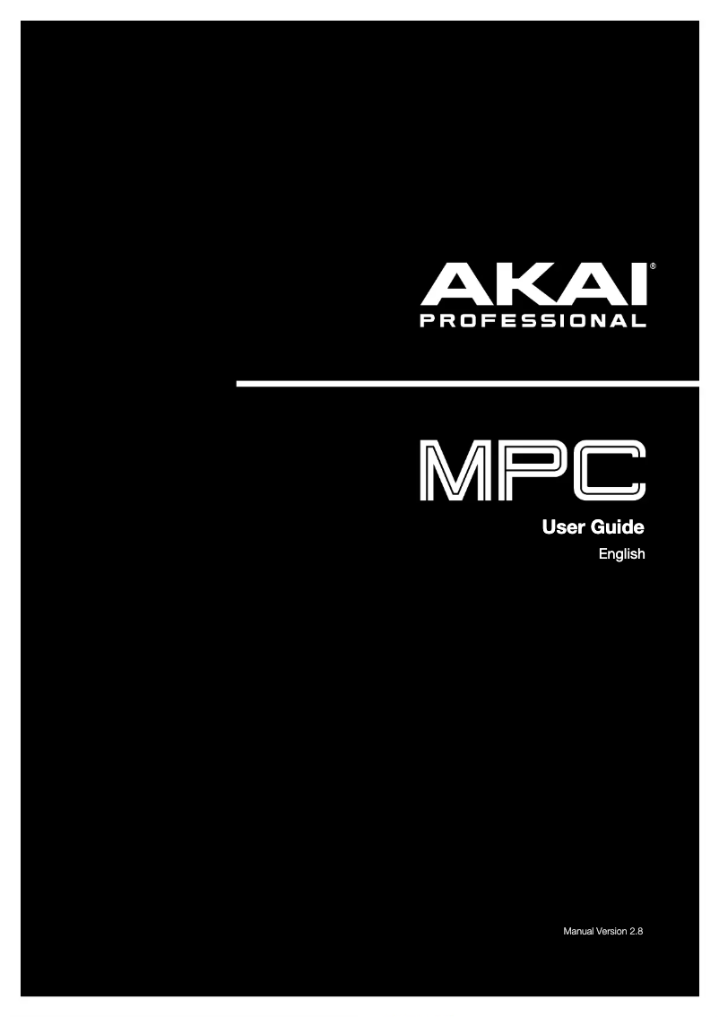 Page 1 de la notice Manuel utilisateur AKAI MPC Studio Black