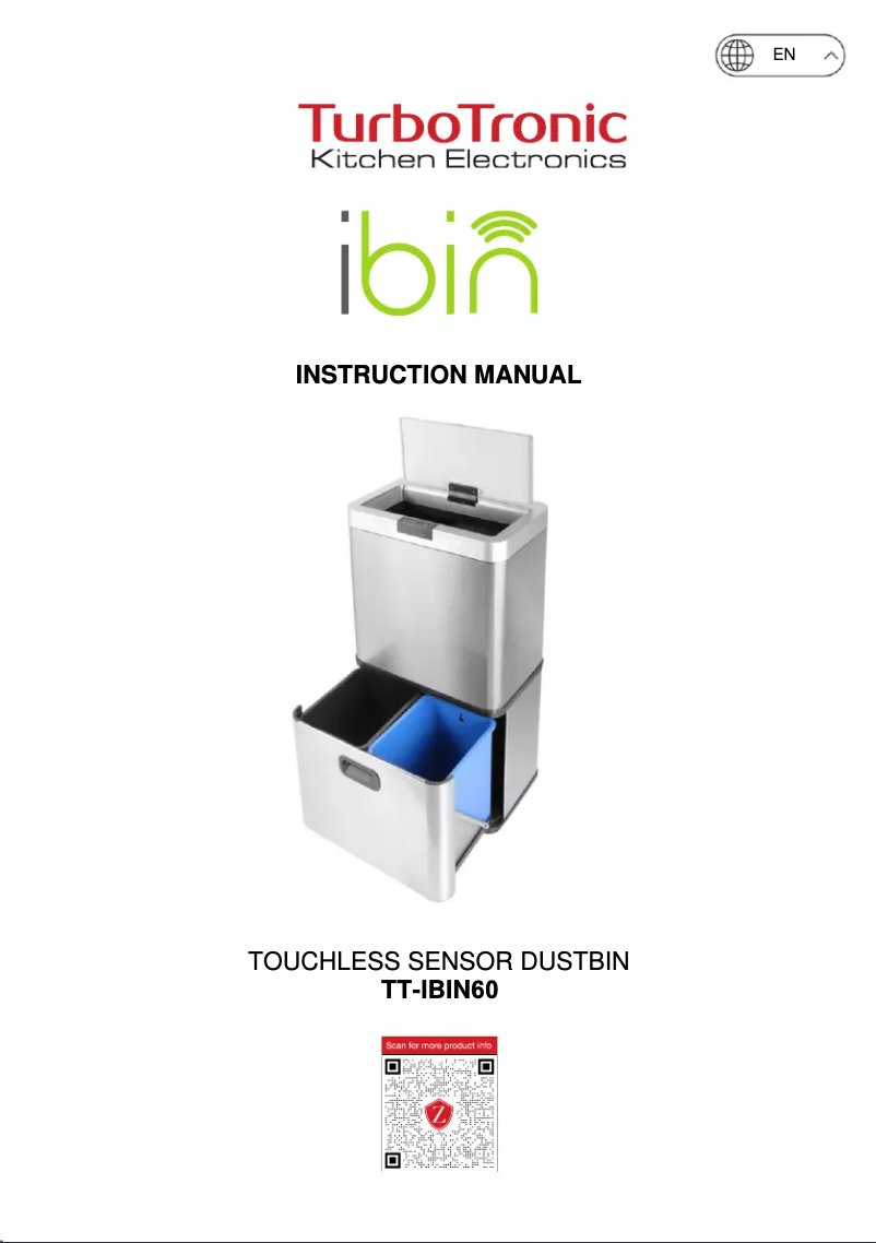 Page 1 de la notice Manuel utilisateur TurboTronic iBin TT-IBIN60