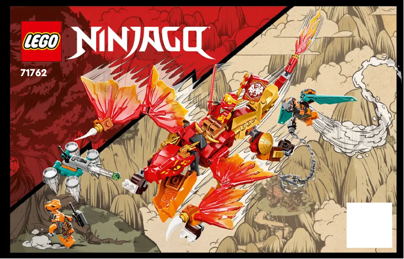 Page 1 de la notice Manuel utilisateur Lego Ninjago 71762