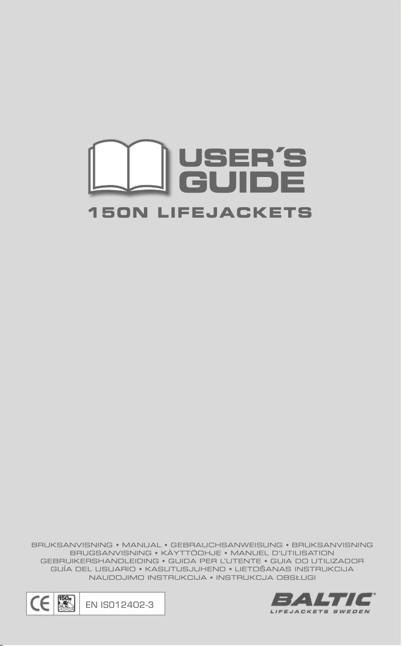 Page 1 of the manual User Manual Baltic Delta 150