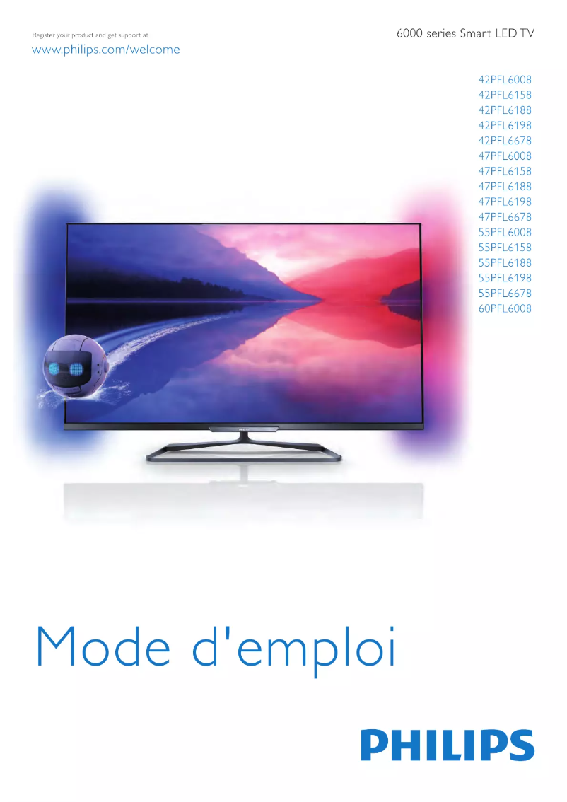 Page n°1 - Manuel utilisateur Philips 42PFL6188S
