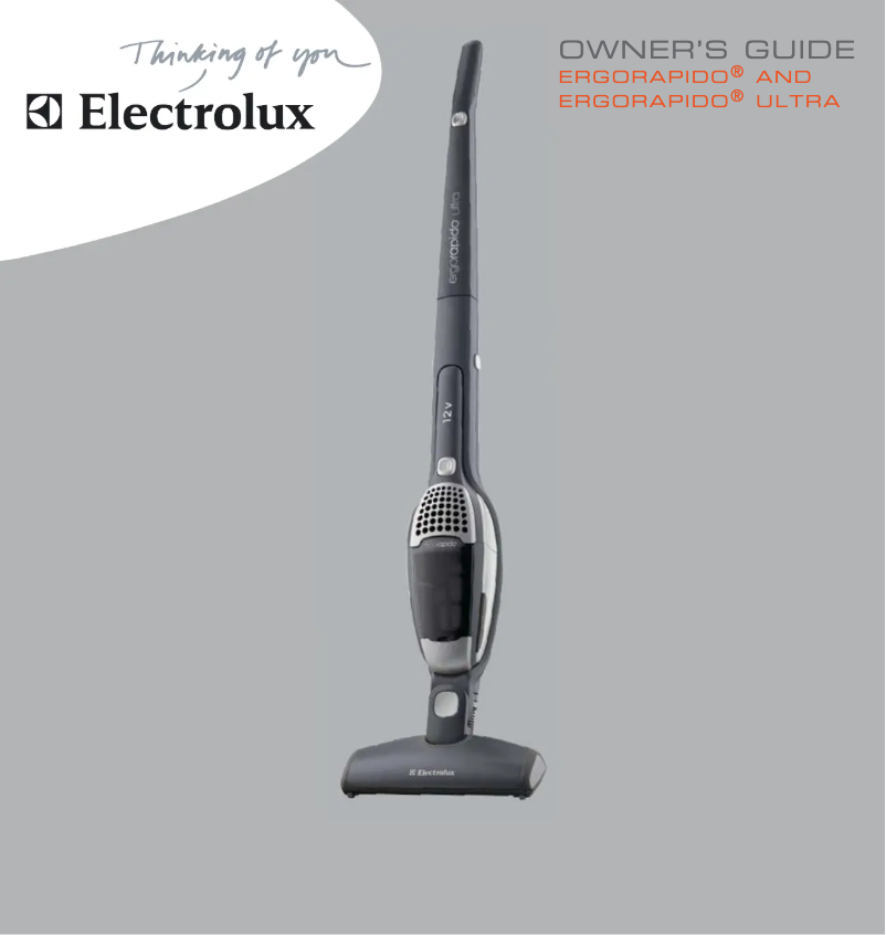 Página 1 del manual Manual de usuario Electrolux Ergorapido EL1017A