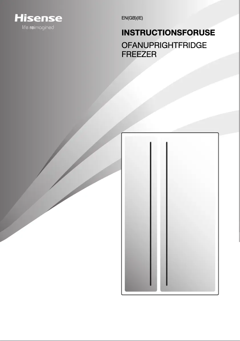 Page 1 de la notice Manuel utilisateur Hisense RS711N4ACE