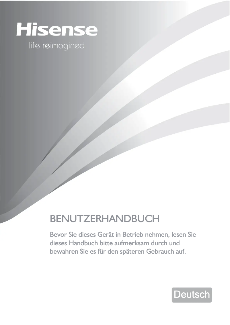 Page 1 de la notice Manuel utilisateur Hisense GSNF 262