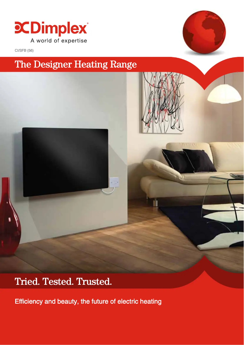 Página 1 del manual Folleto Dimplex GFP150W