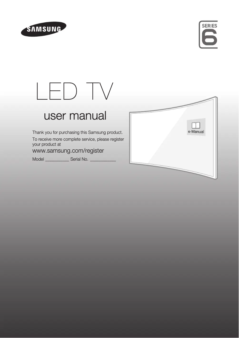 Page 1 de la notice Guide d'installation Samsung UA48J6300AW