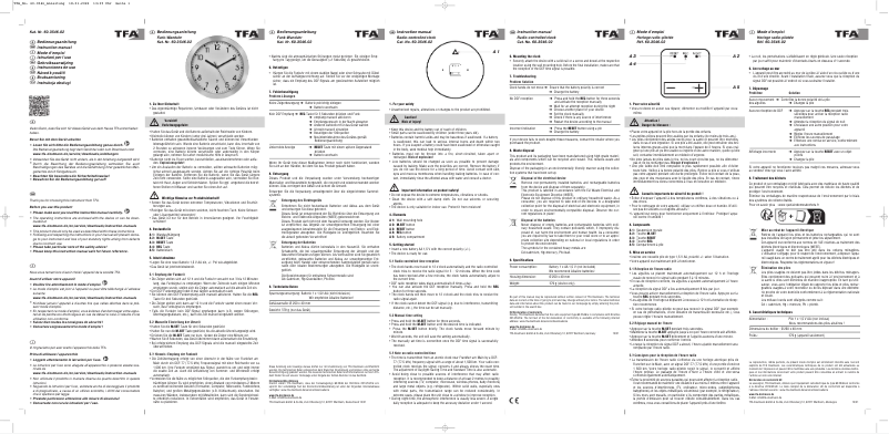 Page 1 of the manual User Manual TFA 60.3546.02