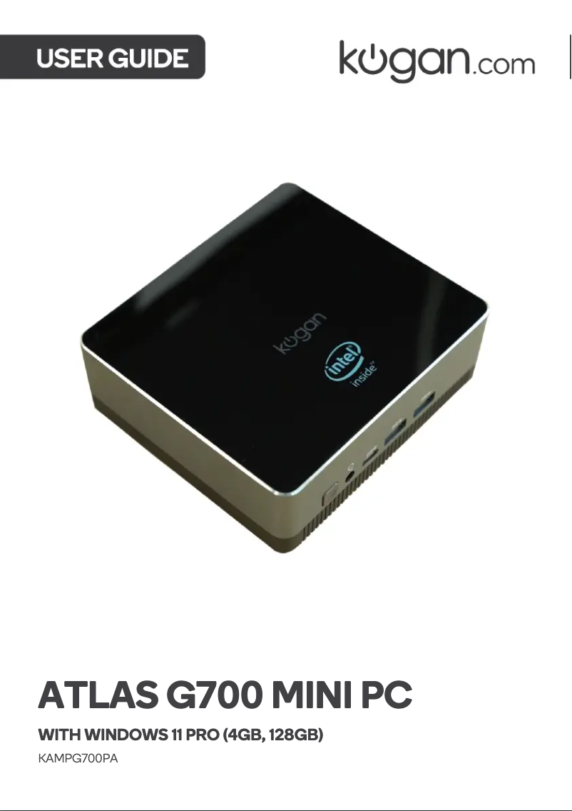 Page 1 de la notice Manuel utilisateur Kogan ATLAS G700