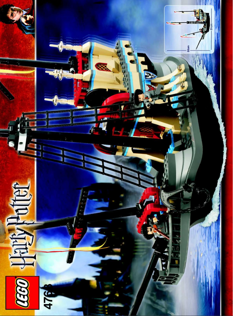 Page 1 of the manual User Manual Lego The Durmstrang Ship