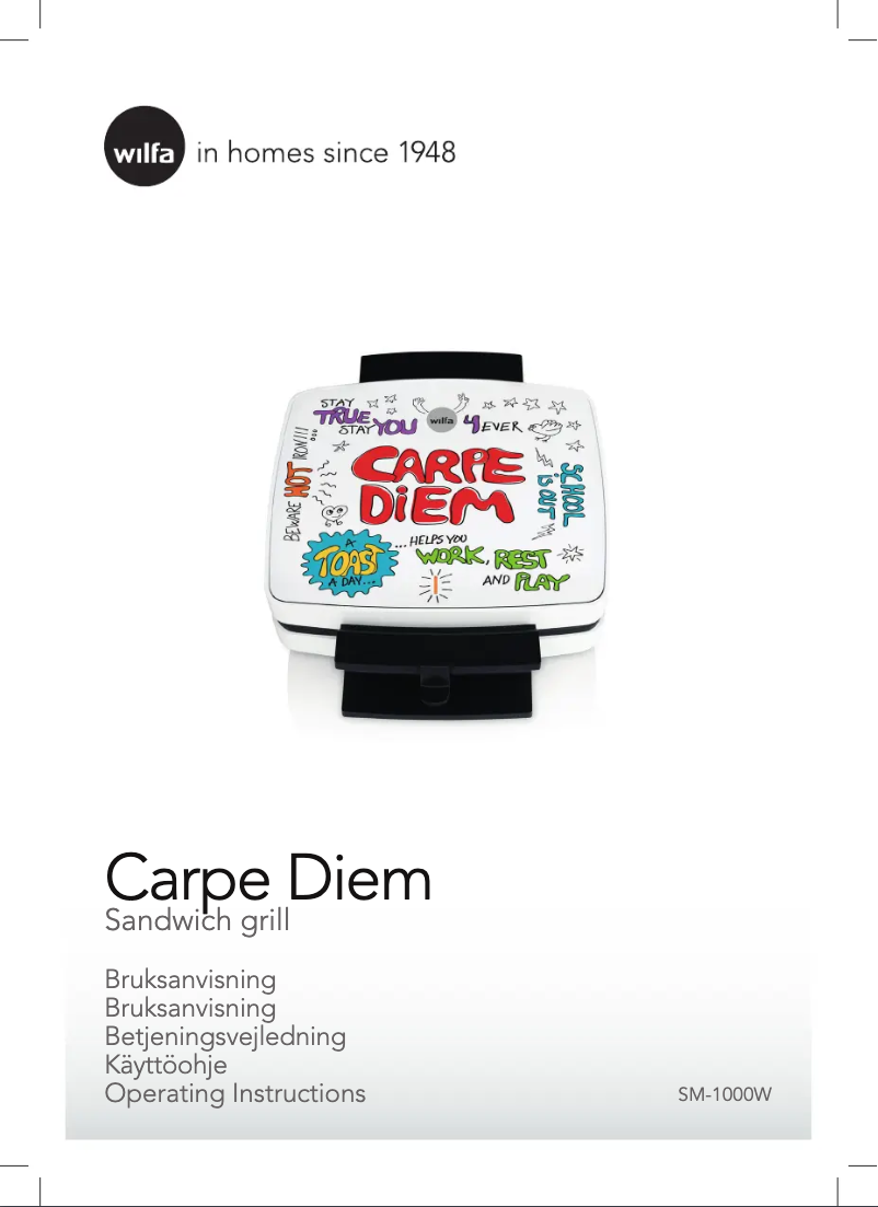 Page 1 de la notice Manuel utilisateur Wilfa WSM-1000W