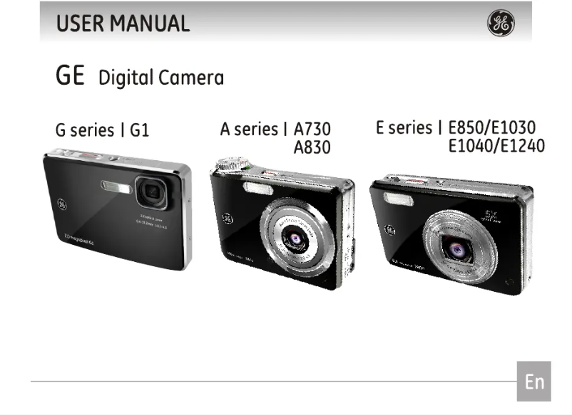 Página 1 del manual Manual de usuario GE E850