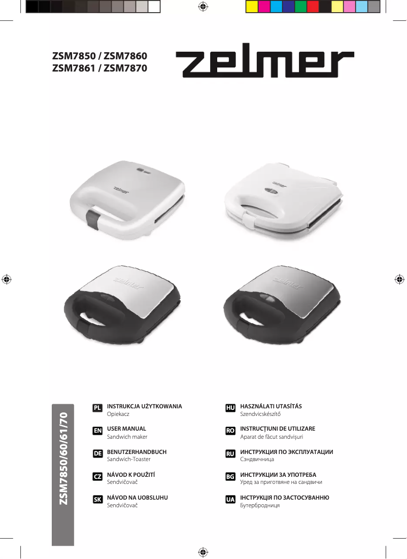 Página 1 del manual Manual de usuario Zelmer ZSM7850