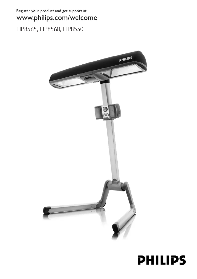 Page 1 de la notice Manuel utilisateur Philips HP8560