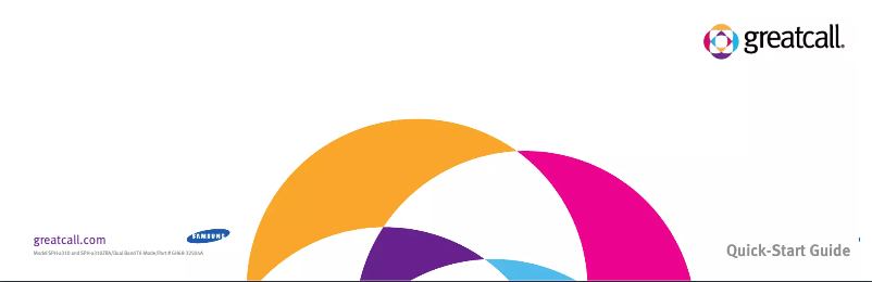 Page 1 de la notice Manuel utilisateur GreatCall Jitterbug J