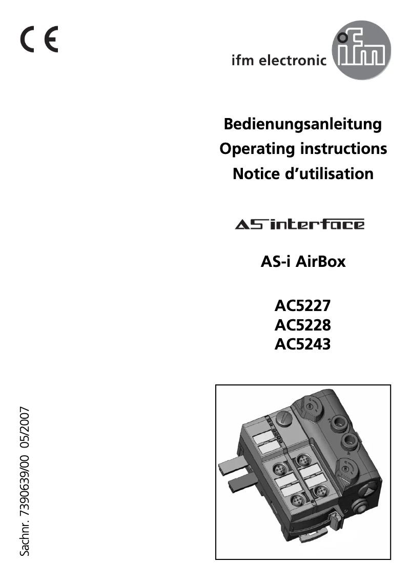 Página 1 del manual Manual de usuario IFM AC5227