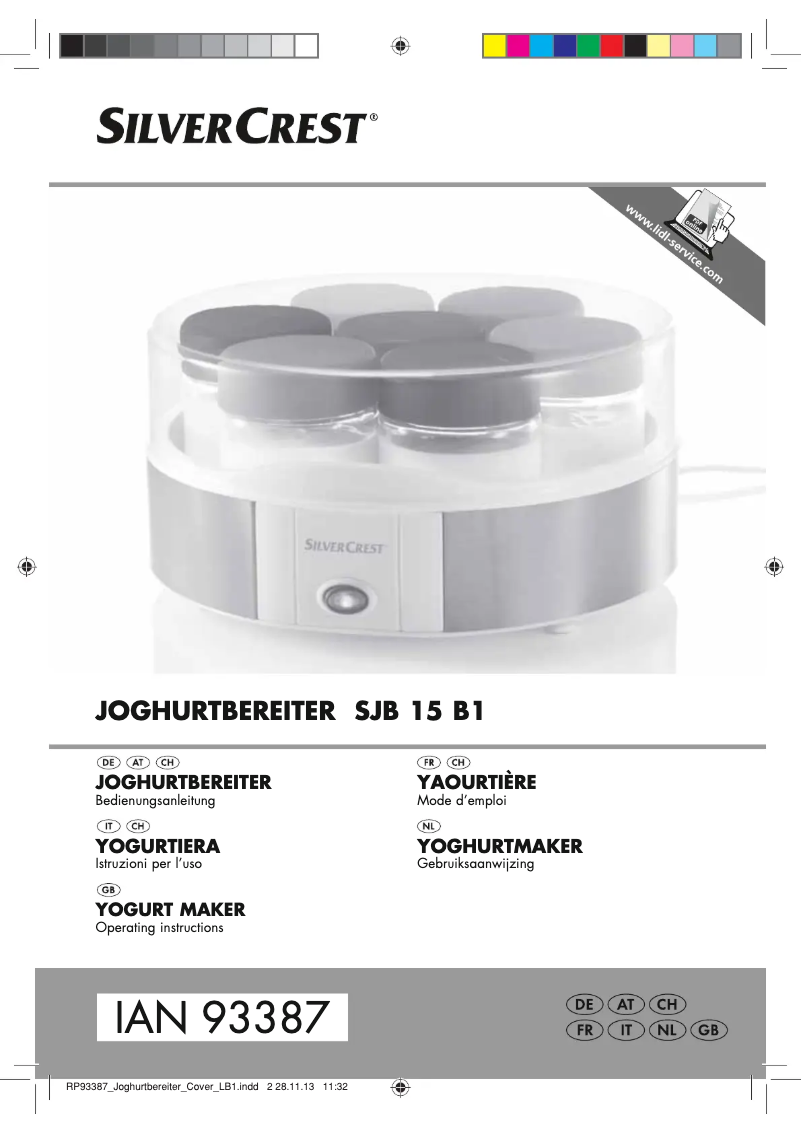 Página 1 del manual Manual de usuario SilverCrest SJB 15 B1