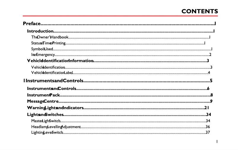 Page 1 de la notice Manuel utilisateur MG HS (2021)