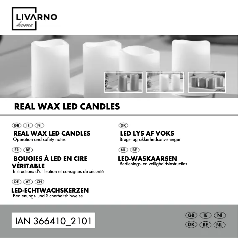 Page 1 of the manual User Manual Livarno Lux IAN 366410