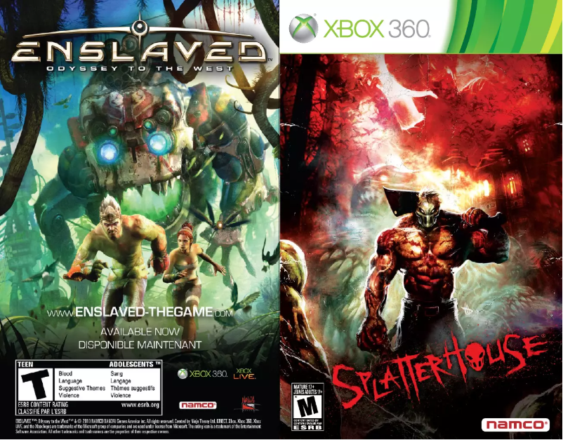 Page 1 de la notice Manuel utilisateur Microsoft Splatterhouse (Xbox 360)