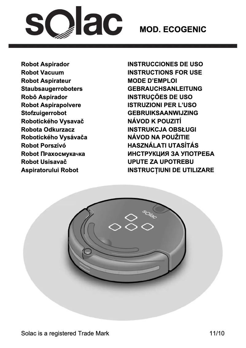 Página 1 del manual Manual de usuario Solac AA3400