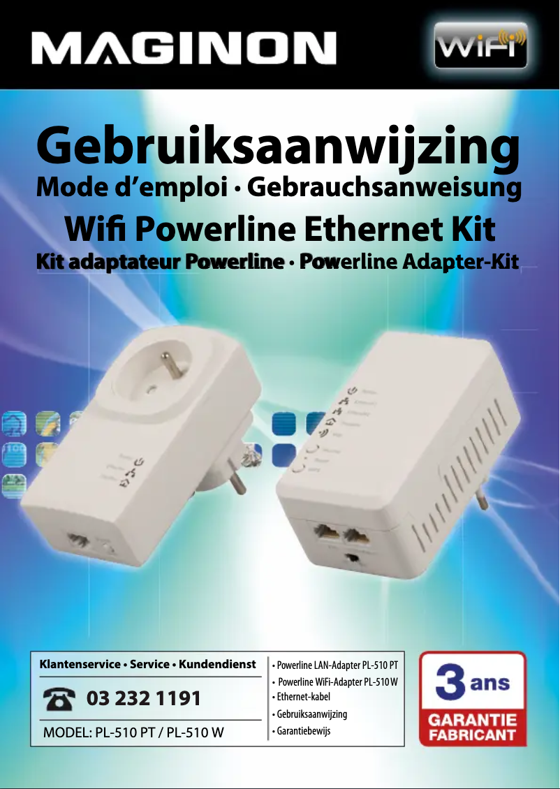 Page 1 de la notice Manuel utilisateur Maginon PL-510