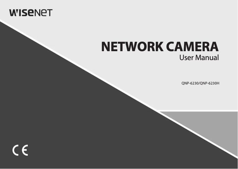 Page 1 de la notice Manuel utilisateur Hanwha QNP-6230