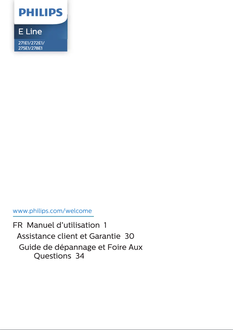 Image de la première page du manuel de l'appareil 278E1