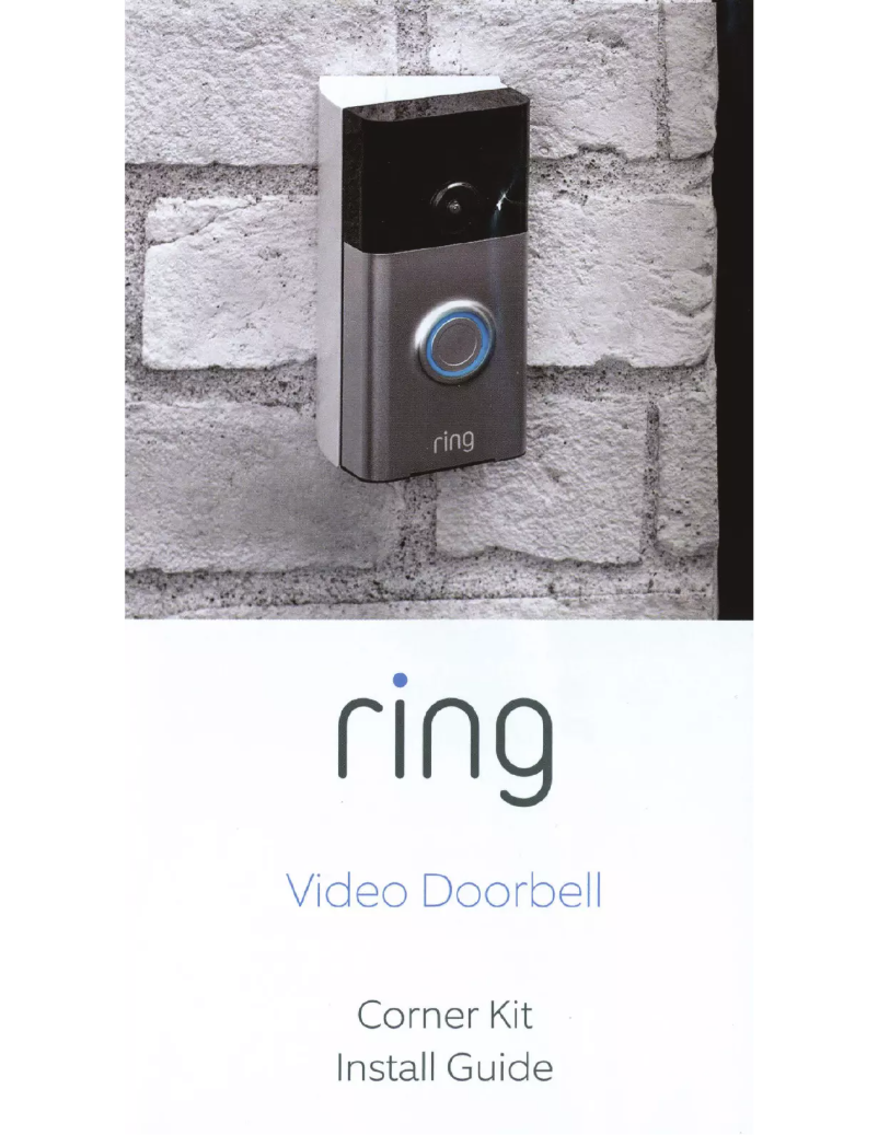 Página 1 del manual Manual de usuario Ring Video Doorbell Corner Kit