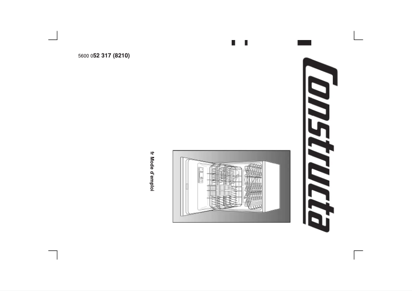 Page 1 de la notice Manuel utilisateur Constructa CG 563J9